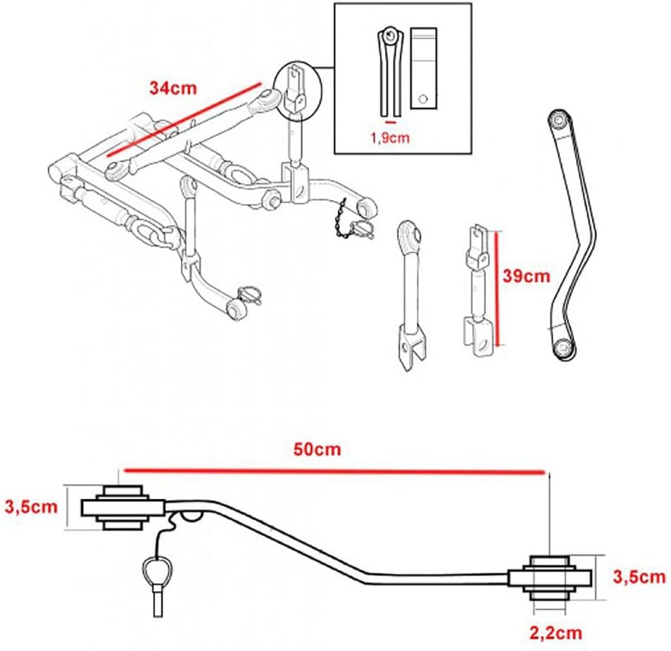 New 3 Point Hitch Kit Fits Kubota B Series Tractor Models Fits Category One