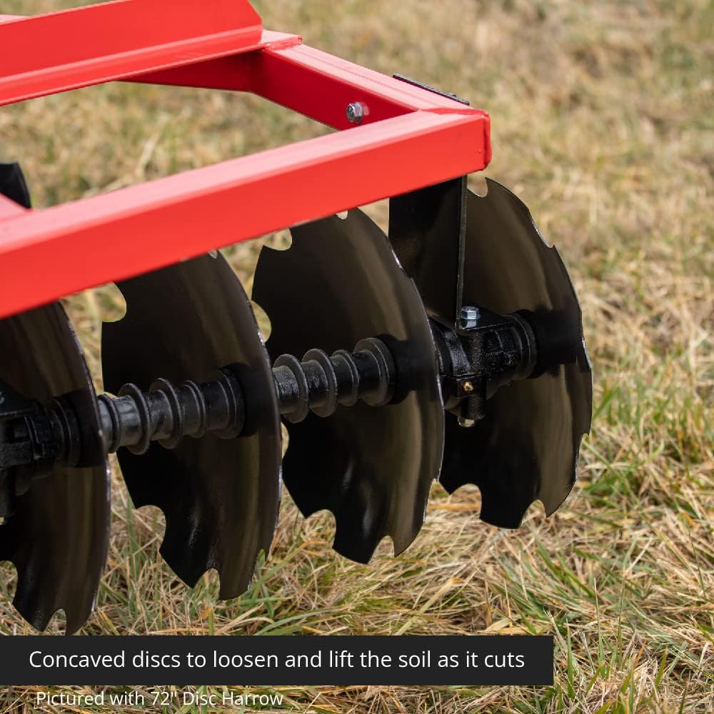 Titan Attachments Notched Disc Harrow 5 ft. 3 Point Category 1