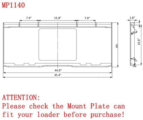 Landy Industries 18 Skid Steer Heavy Duty Auger Frame, Drive and Bit