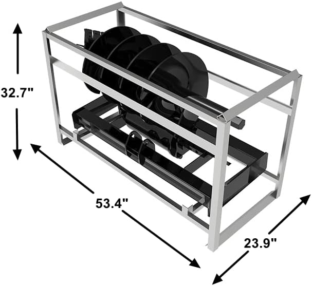 Landy Industries 18 Skid Steer Heavy Duty Auger Frame, Drive and Bit