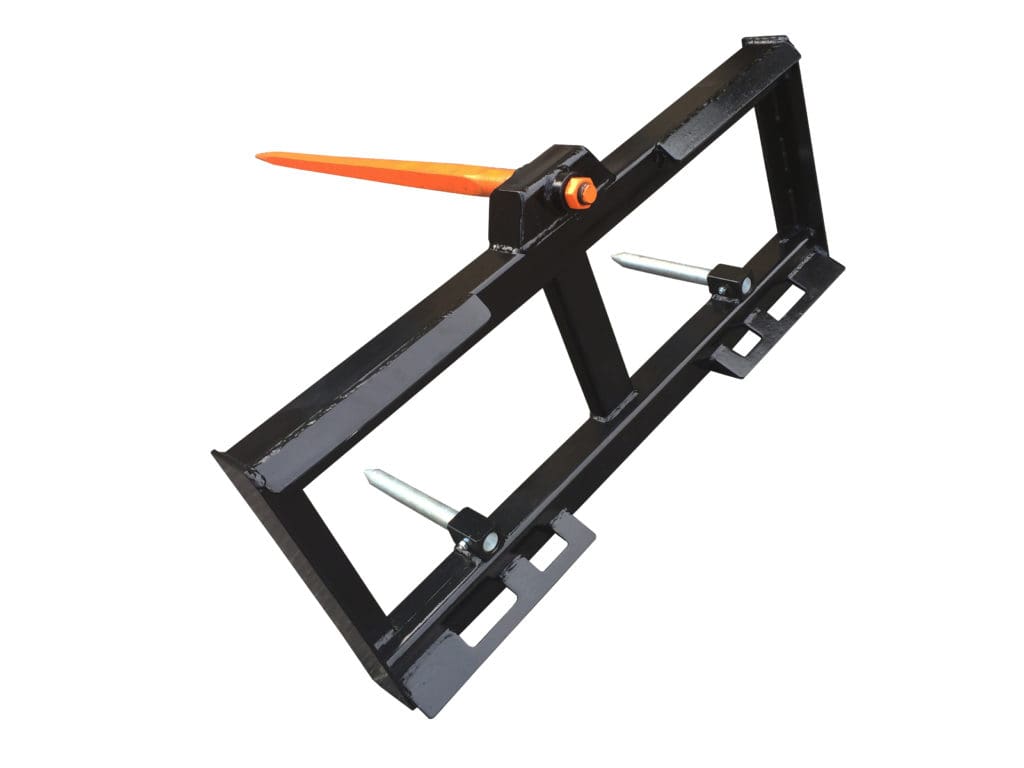 Skid Steer Bale Spear Attachment - 3 x 39 Prongs MOD