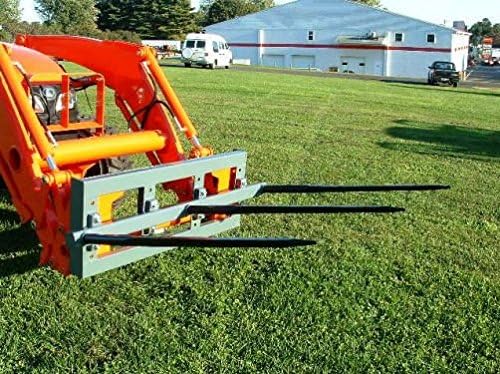 Skid Steer Bale Spear Attachment - 3 x 39 Prongs MOD